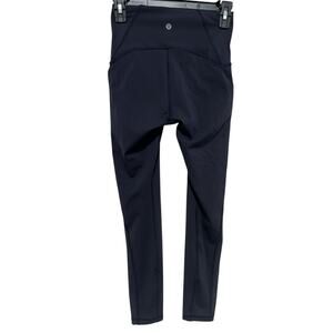 Lululemon Power Thru HR High Rise Tight 25" Size 4 Blue Leggings